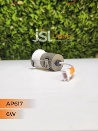 APRA AP 617 6W Grey Deep Recessed COB Downlight - 6W, 4000K
