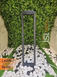 LX079 26" Bollard Outdoor Garden Light  - Bollard Light