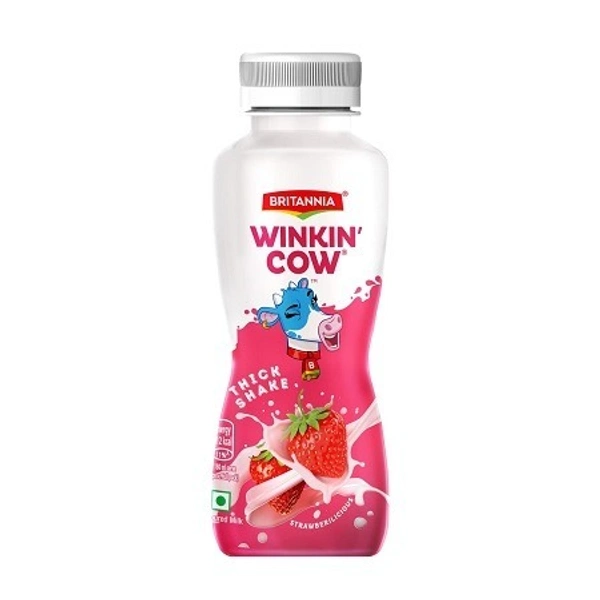 Britannia Winkin Cow Thick Milkshake Strawberry 180 ml