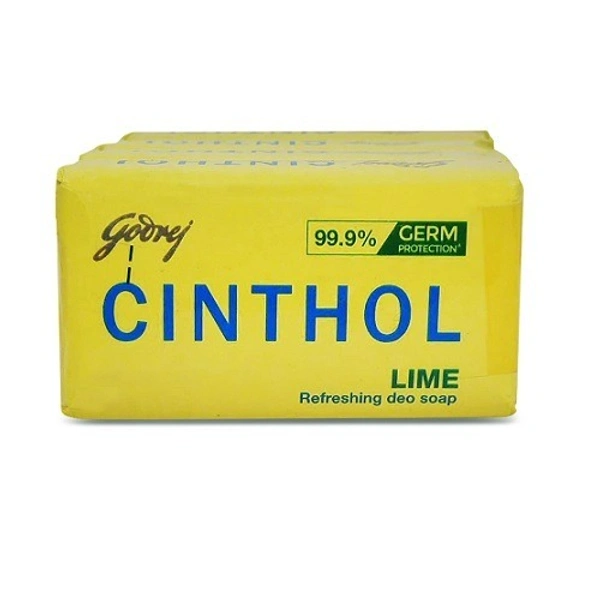 Godrej Cinthol Lime Bath Soap 75g (Pack of 4) 