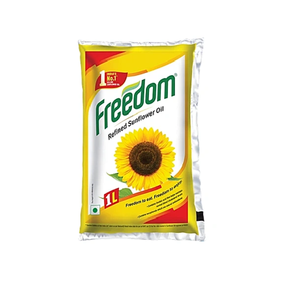 Freedom Refined Sunflower Oil 1L Pouch