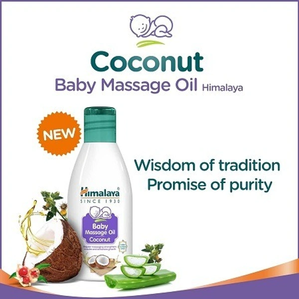 HIMALAYA Baby Massage oil-Coconut  (200 ml)