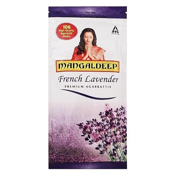 Mangaldeep French Lavendar Ziplock Agarbatti (120g)