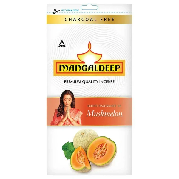 Mangaldeep Muskmelon Zip Lock Agarbatti 120 g