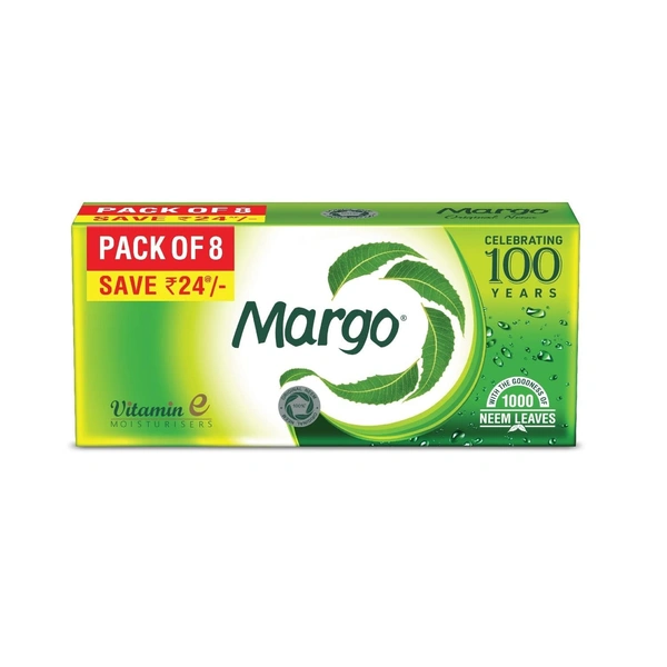  Margo Original Neem Soap 125gm (Pack of 8)
