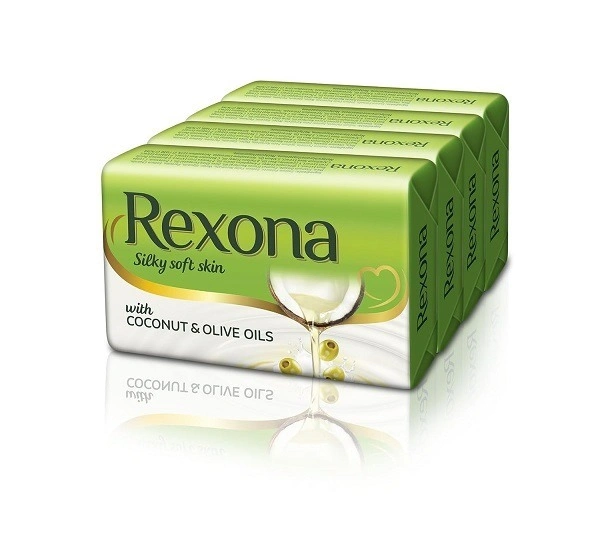  Rexona Coconut and Olive Oil Soap 100g (Pack of 4)
