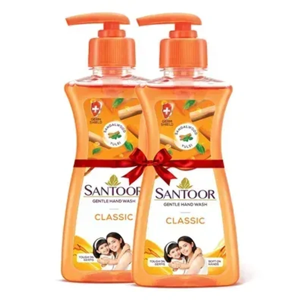 Santoor Classic Gentle Handwash 200ml (Buy 1 Get 1 Free)