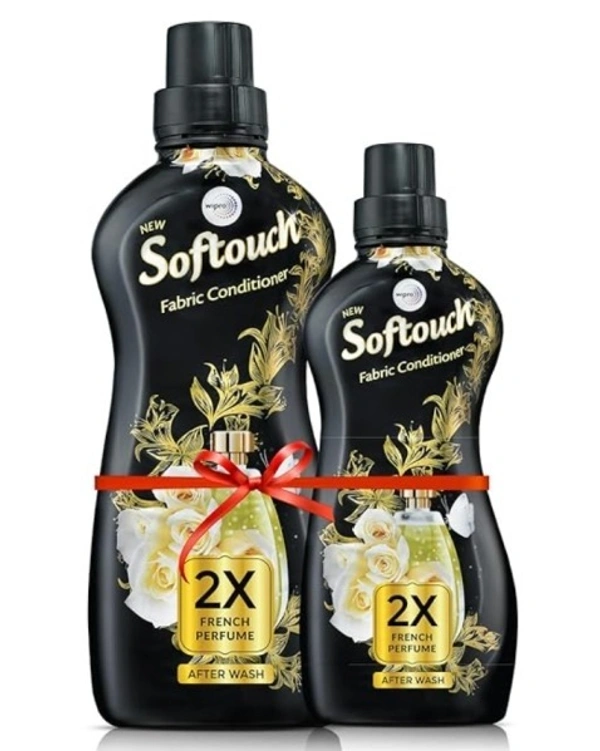 Softouch 2X French Perfume Liquid Fabric Conditioner 800 + 200 ml free