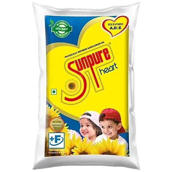 Sunpure Heart Sunflower Oil  1L