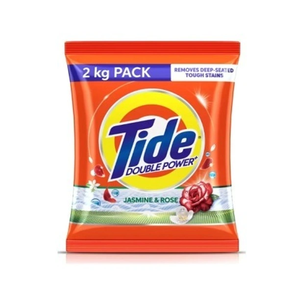 Tide Double Power Jasmine and Rose Detergent Powder 2 kg