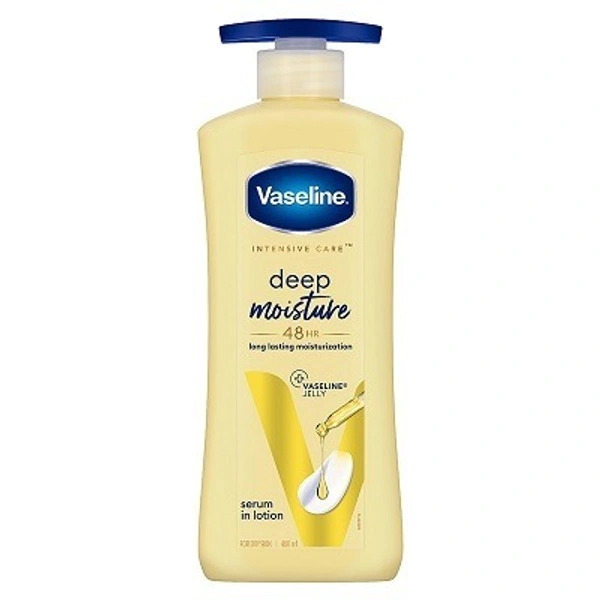 Vaseline Intensive Care Deep Moisture Nourishing Body Lotion for Dry Skin 400 ml 