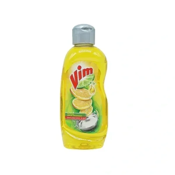 Vim Lemon Dishwash Liquid - 225 ml Bottle
