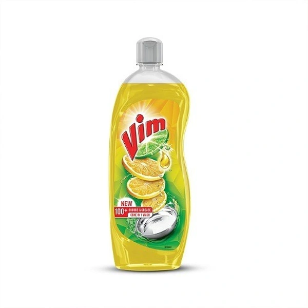 Vim Lemon Dishwash Liquid - 750 ml Bottle
