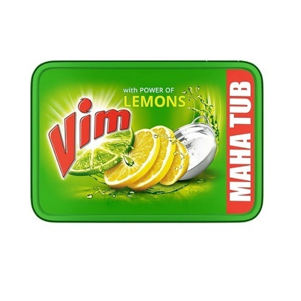 Vim Dishwash Bar Lemon Tub 500g