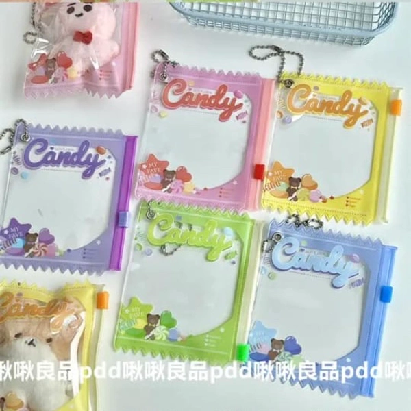 Candy Pouch - Pink Lace