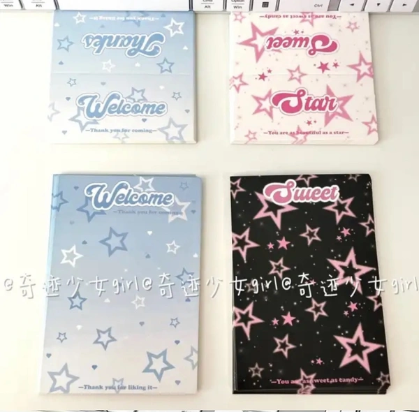 Packing Cards (Set Of 15) - Welcome (Blue)