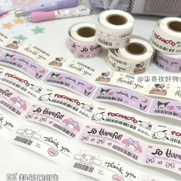 Thank You Roll  - Pochacco (White)