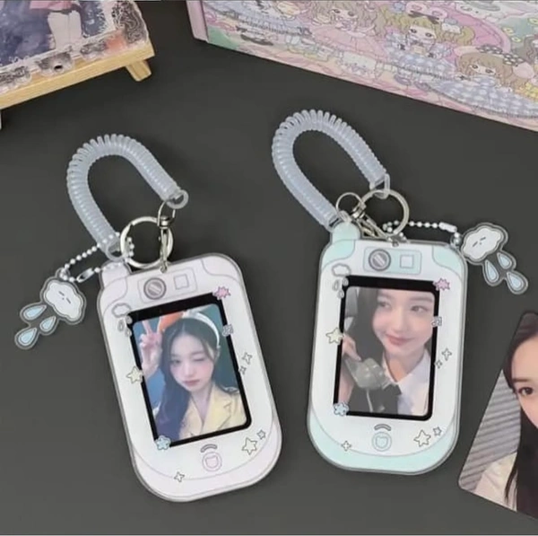 Anime Photocard Holder - Mint Phone