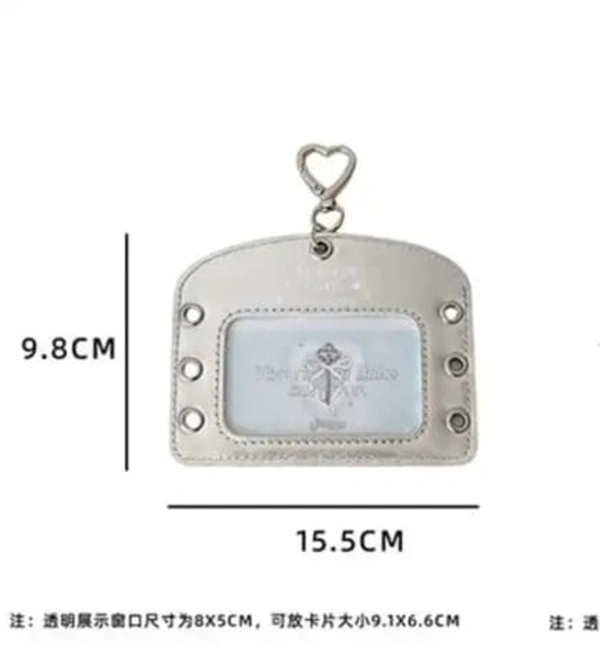 Coquette Silver Photocard Holder