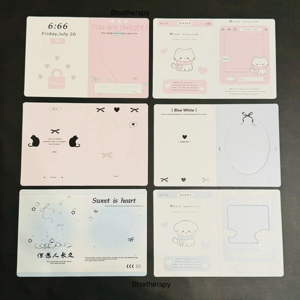 Small Backing Cards
