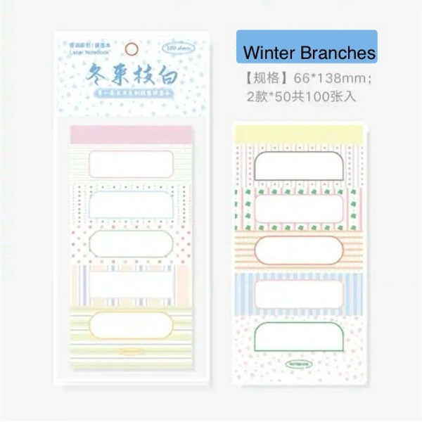 Seasonal Memo (100 Sheets) - Winter Branches