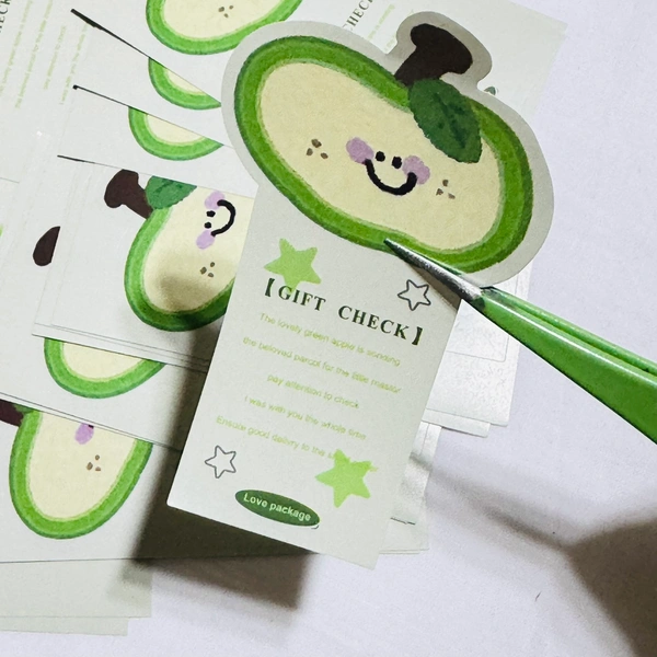 Green Apple Label (10pcs)  - Small