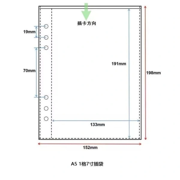 Assorted Binder Sleeves (10 Pack)  - A5 Single Pocket (Double Sided)