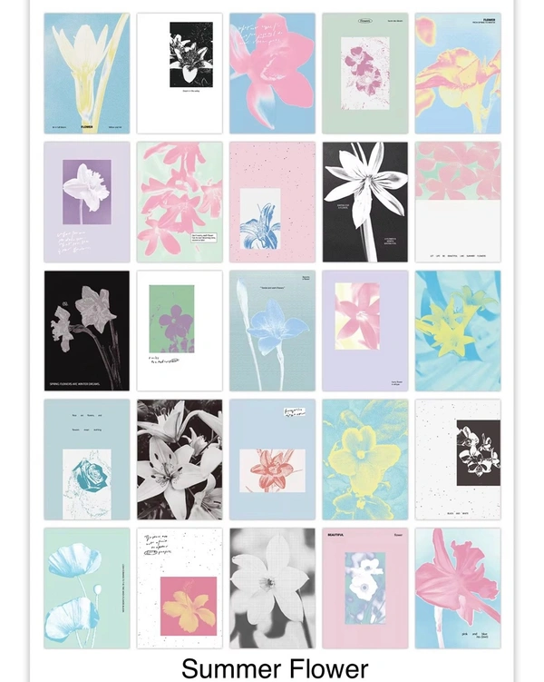 Papermore Deco Paper (50 Sheets) - Summer Flower