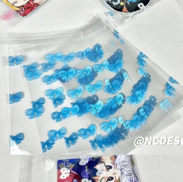 Bow Sealing Bags (Set of 25) - White Bow