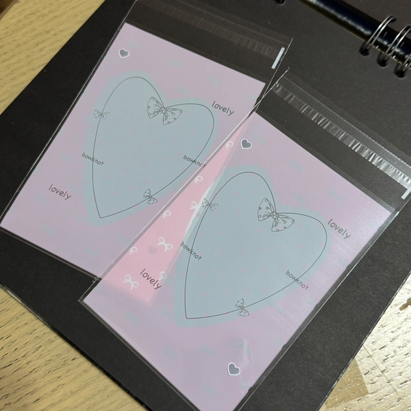 Lovely Bow Pink Sealing Bags (Set of 25)