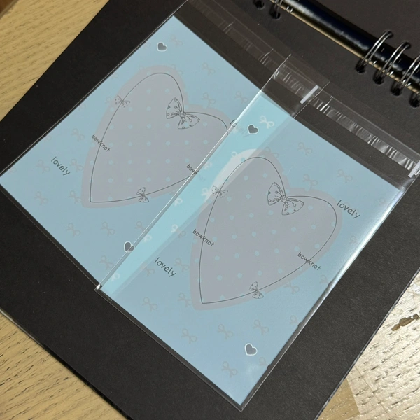 Lovely Bow Blue Sealing Bags (Set of 25)