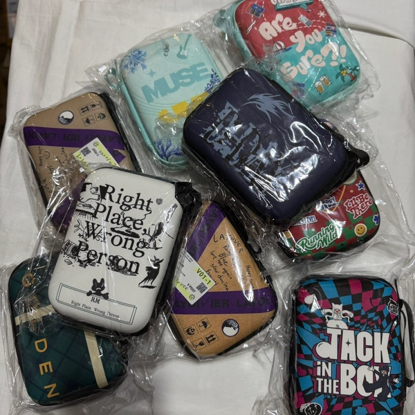 Hard case Pouches  - Golden