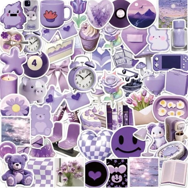 ‘Purple You’ Sticker Pack (55 Pieces) 