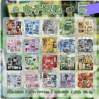 Themed Sticker Book  - Green | Retro