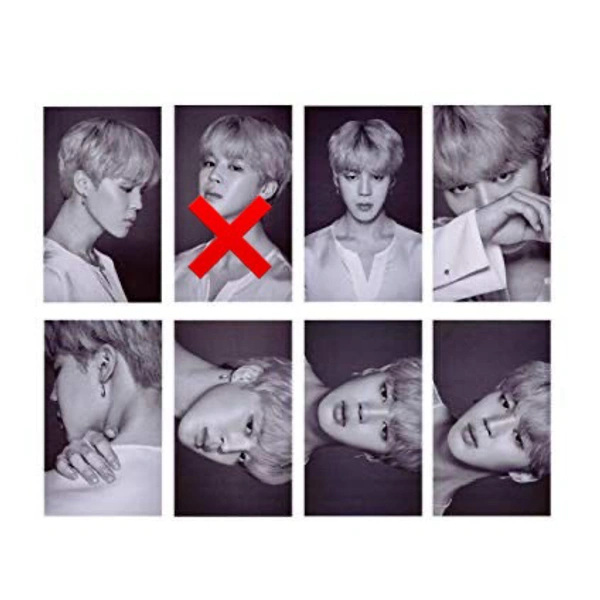 Jimin Wings Face Photo Collection  - Whole Set