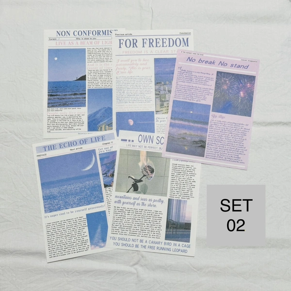 Scrap Paper Pack (50 Sheets)  - SET 02