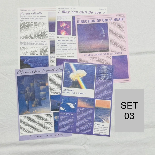 Scrap Paper Pack (50 Sheets)  - SET 03