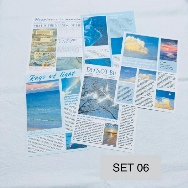Scrap Paper Pack (50 Sheets)  - SET 06