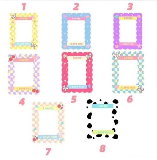 Acrylic Frame Keychain - 1