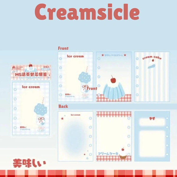 Dessert Party Sheet Pack - Creamsicle