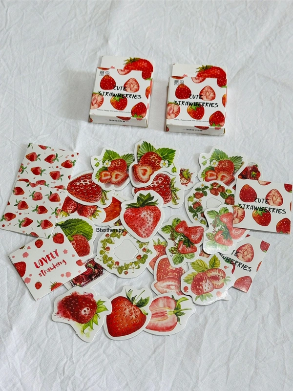 Strawberry Sticker Box (46 Pieces)