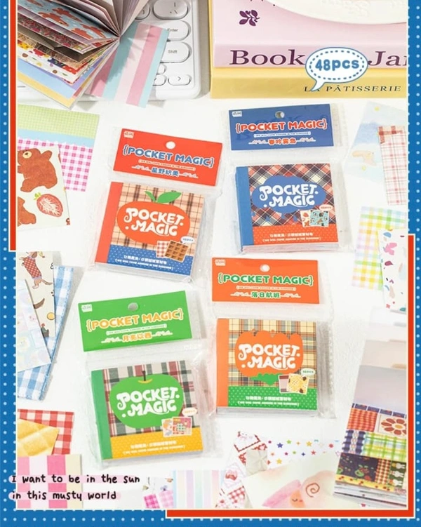 Pocket Magic Sticker Paper - Blue