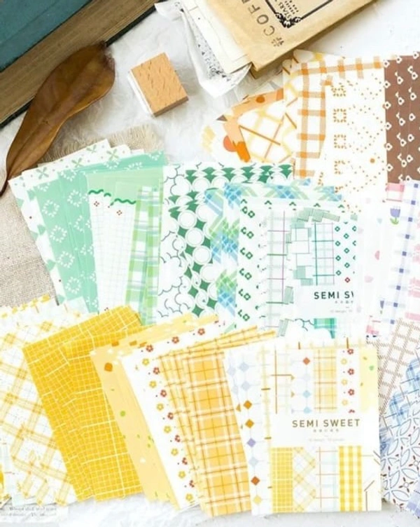 Mini Scrap Paper Set  - Blue