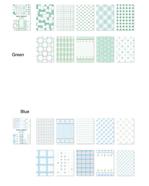 Mini Scrap Paper Set  - Yellow