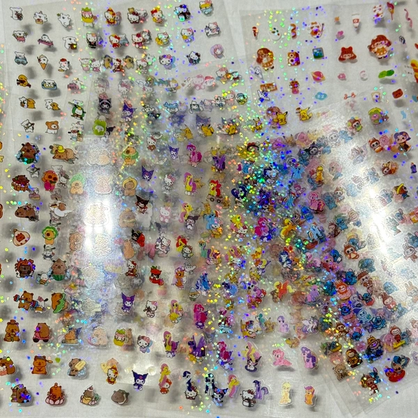 Character Sticker Sheets (2 Sheets) 