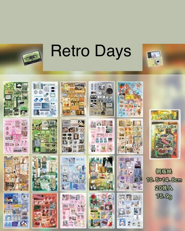 Japanese Style Sticker Book - Gourmet Journey