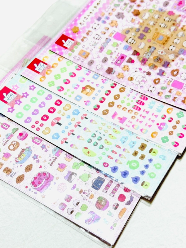 “Square Block” Label Sticker  - Animals