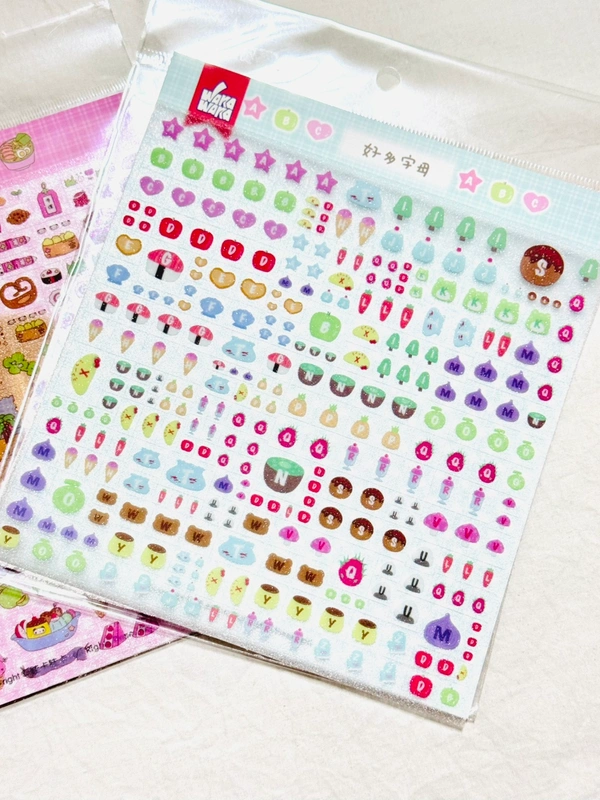 “Square Block” Label Sticker  - Animals