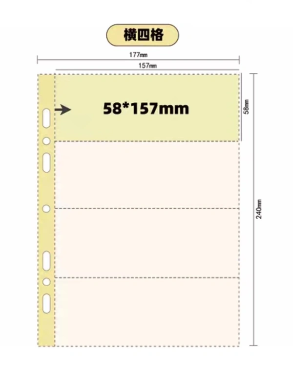 A5 Horizontal 4Pocket (10Pack)