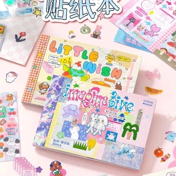 Aesthetic Sticker Book - Little Wish
